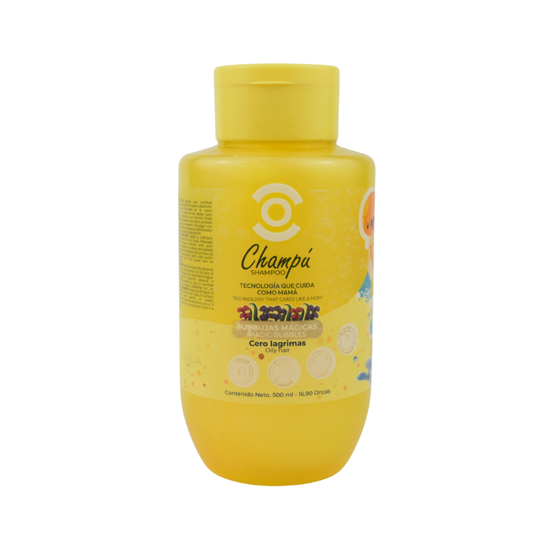 🫧 Burbujas Mágicas – Shampoo Infantil 0–5 años