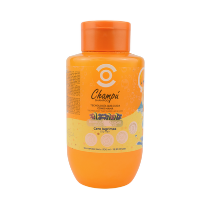 🌈 Burbujas Mágicas Kids – Shampoo Infantil 5–10 años