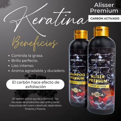 Keratina Carbón Activado 1000 ml