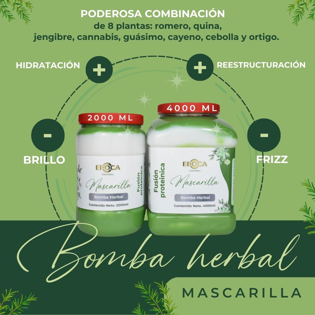 MASCARILLA BOMBA HERBAL 4000ml