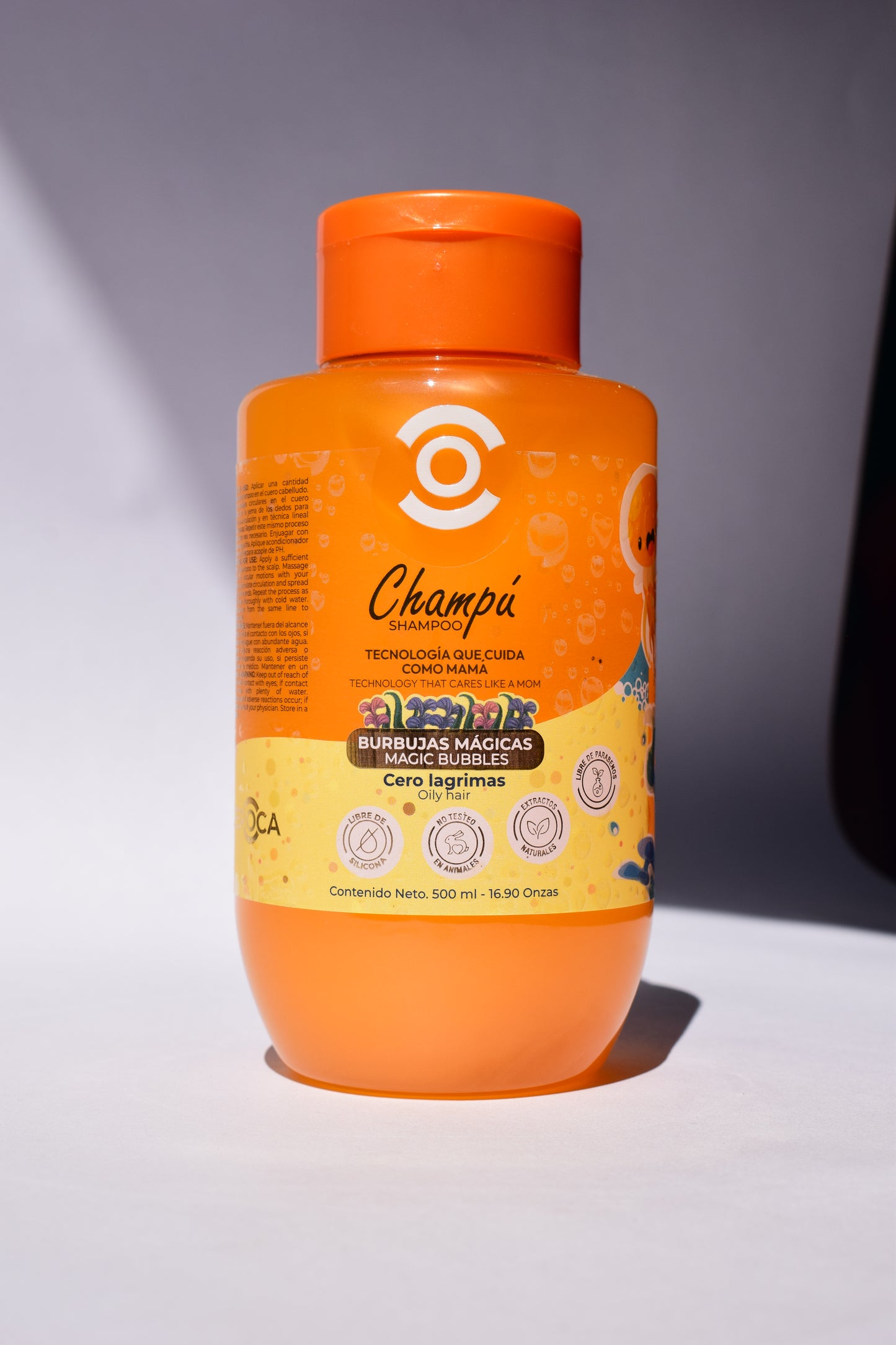 🌈 Burbujas Mágicas Kids – Shampoo Infantil 5–10 años