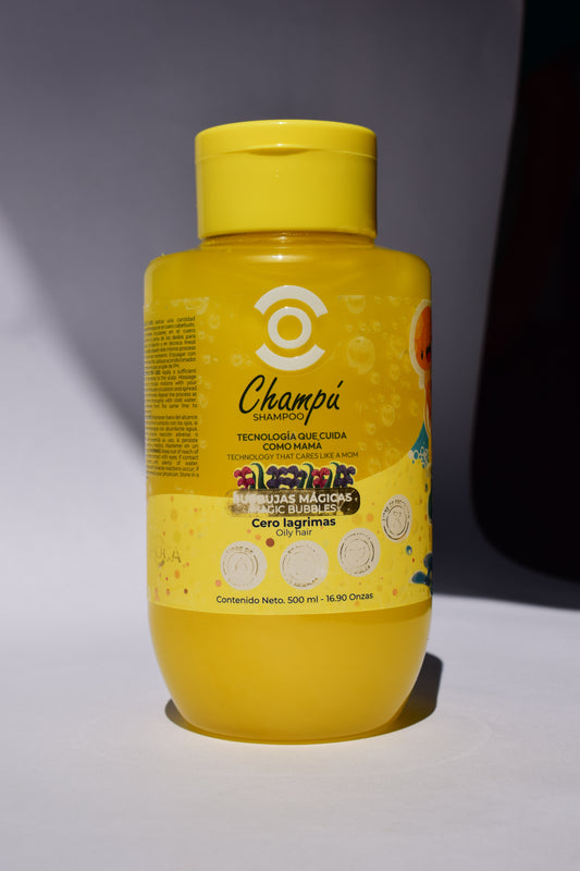 🫧 Burbujas Mágicas – Shampoo Infantil 0–5 años