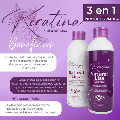 Keratina Natural Liss 1000ml